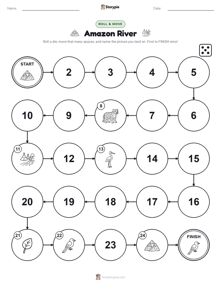 Roll & Move Game