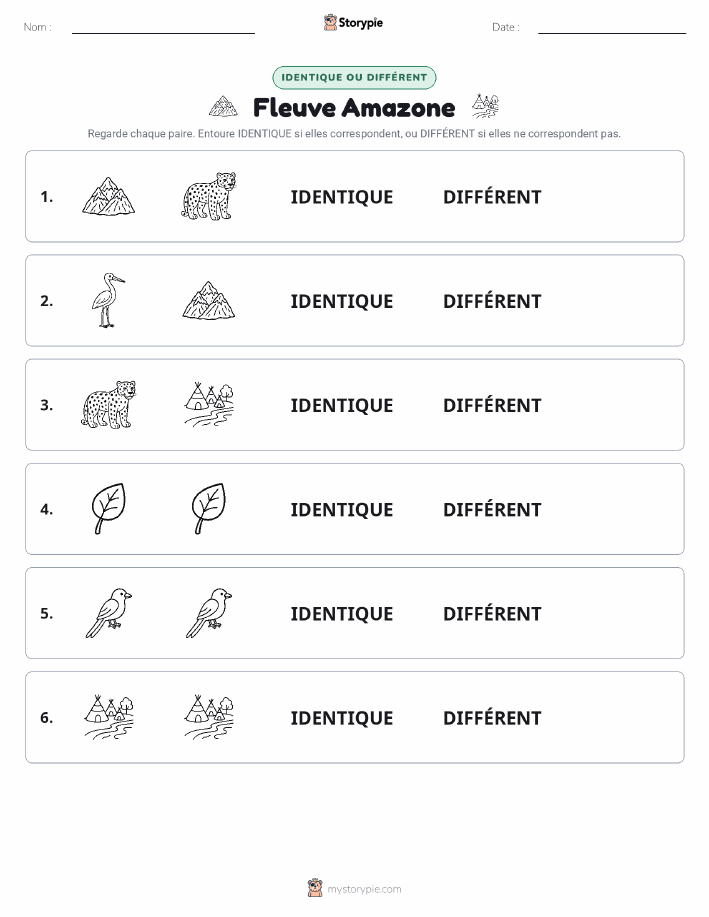 Identique ou Différent