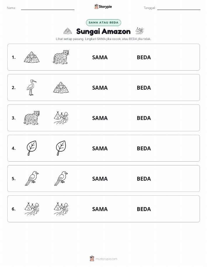 Sama atau Berbeda