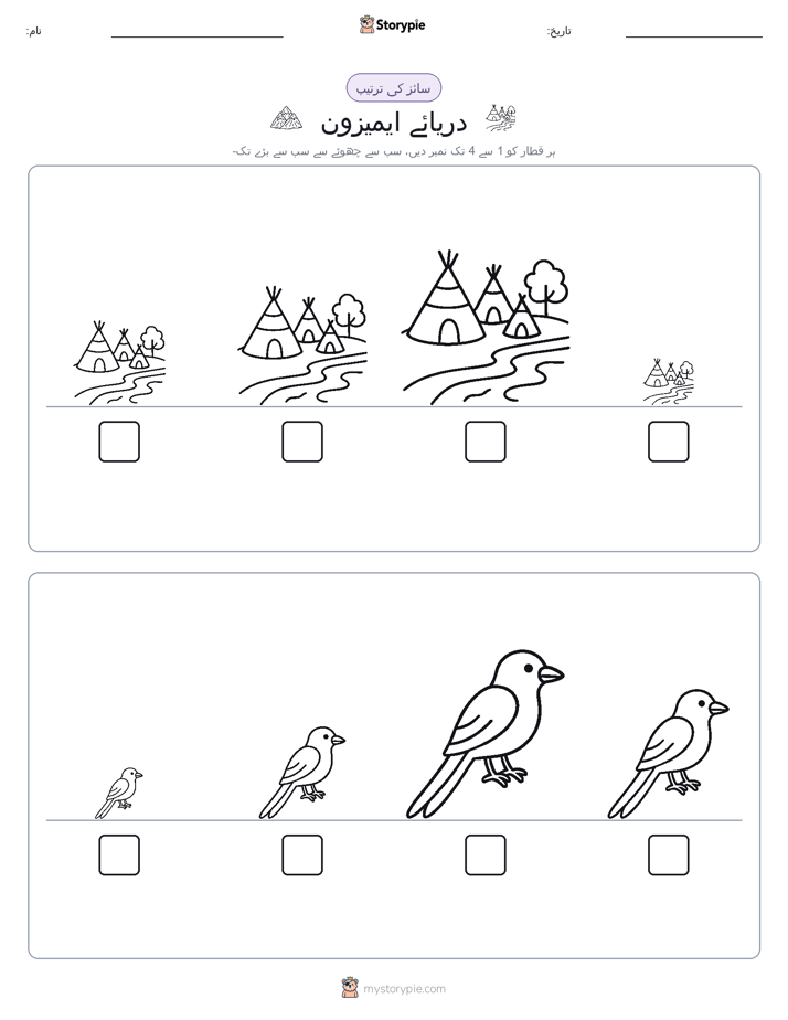 سائز کی ترتیب