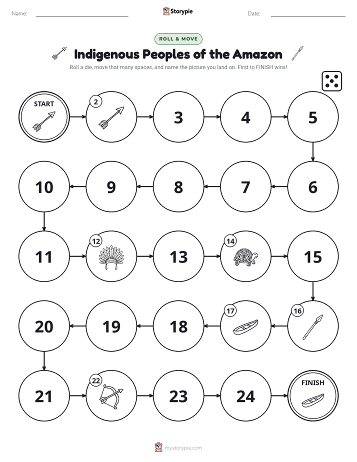 Roll & Move Game