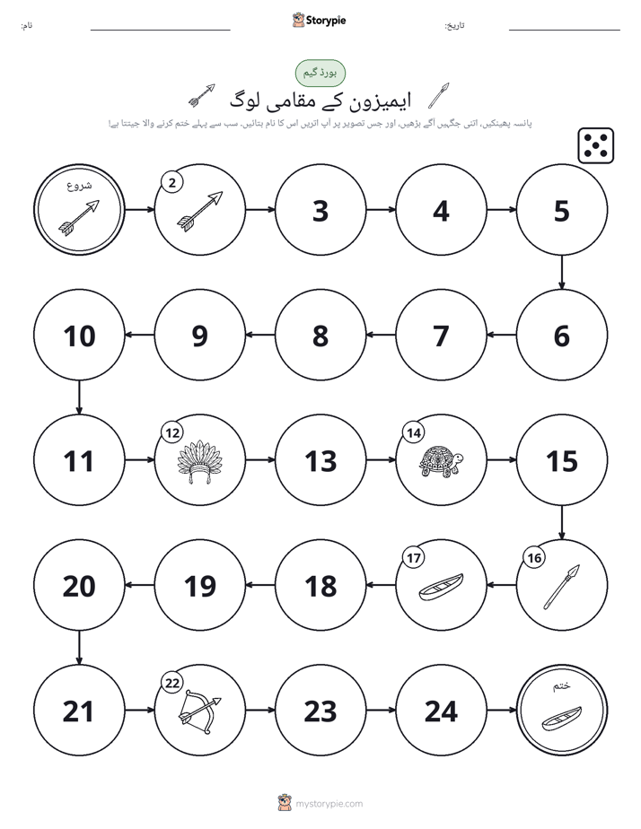رول اور منتقل کریں کھیل