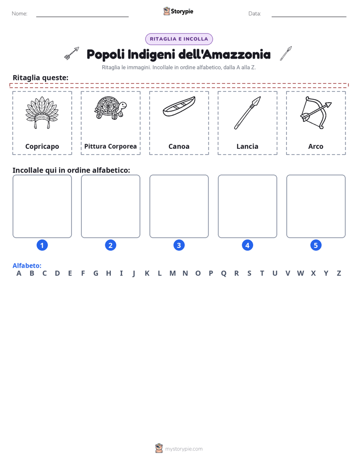 Taglia & Incolla Alfabeto