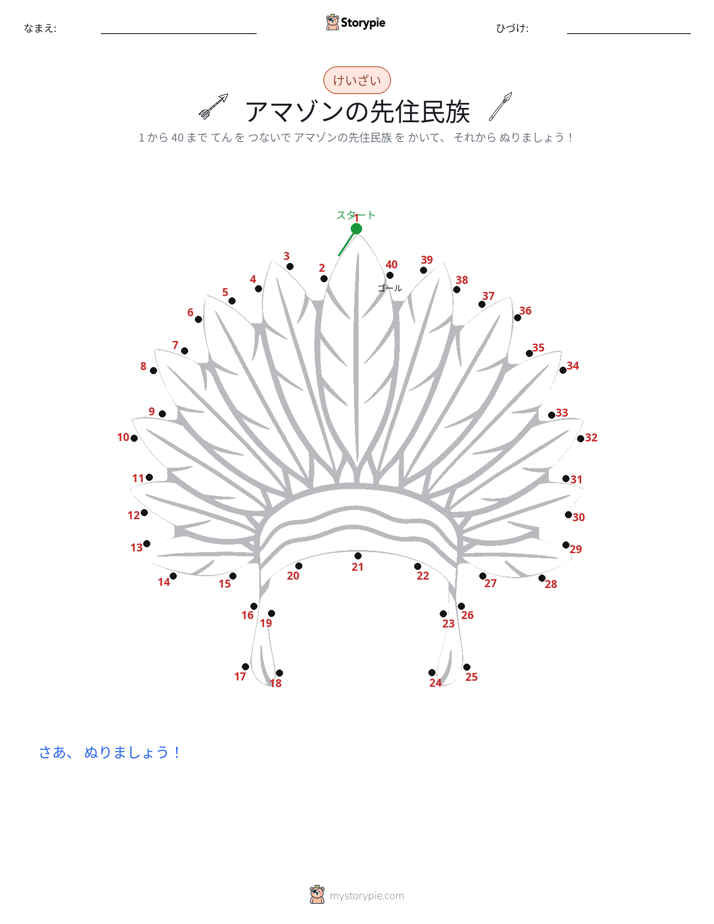 点つなぎ