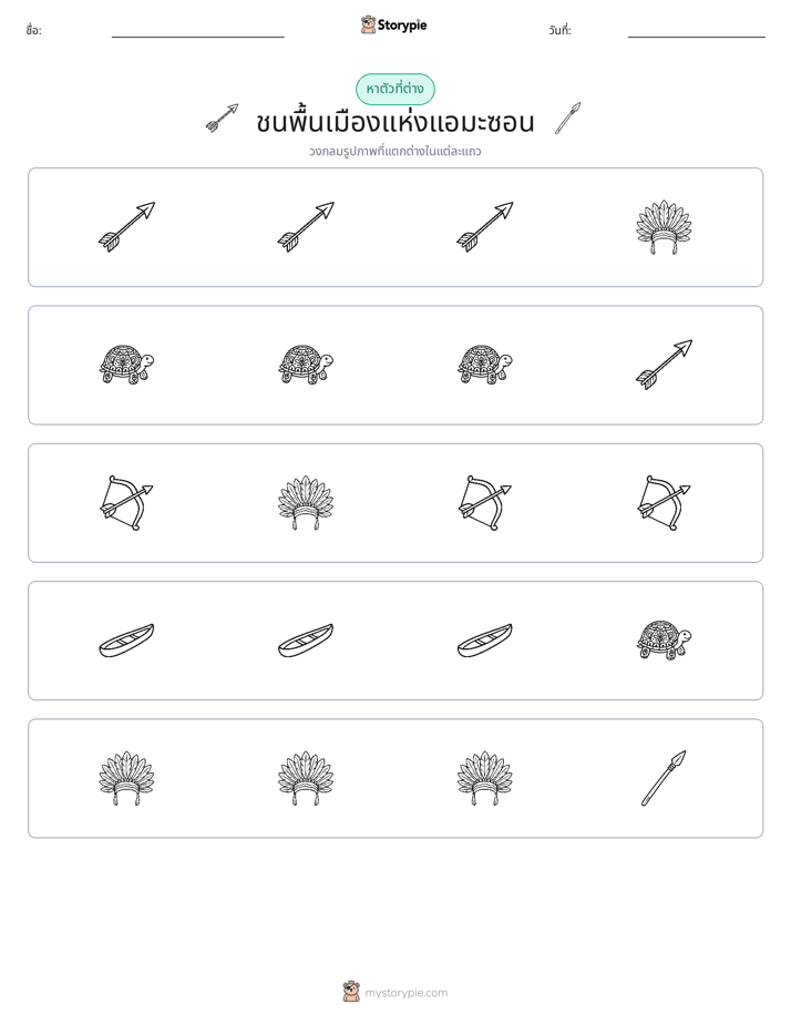 ตัวที่แตกต่าง