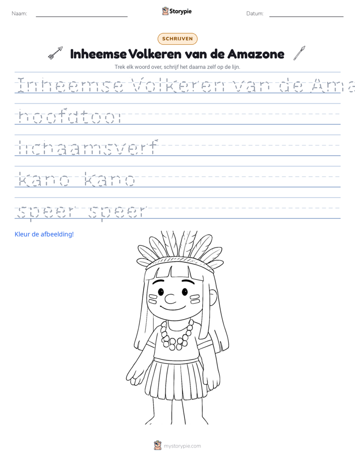Schrijf Oefening
