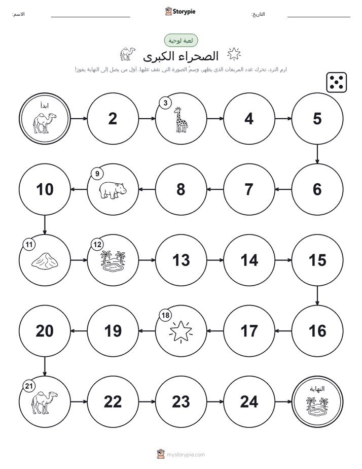 لعبة لف و تحرك