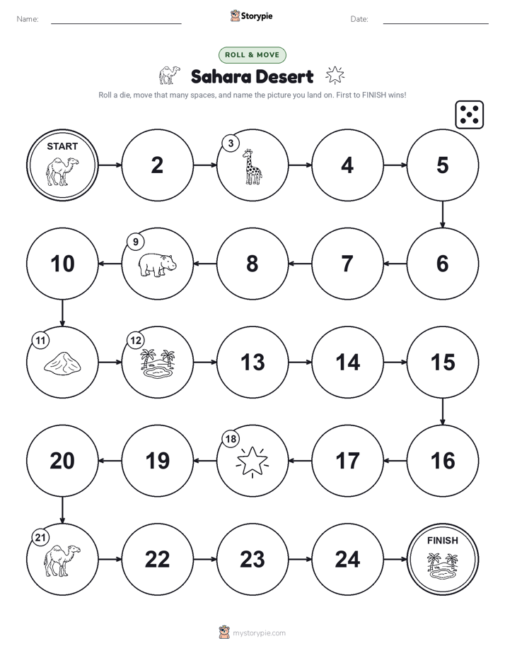Roll & Move Game