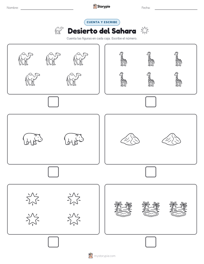 Cuenta y Escribe