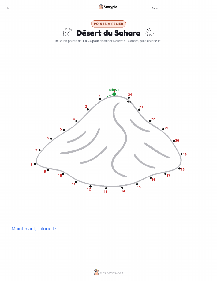 Relie les points
