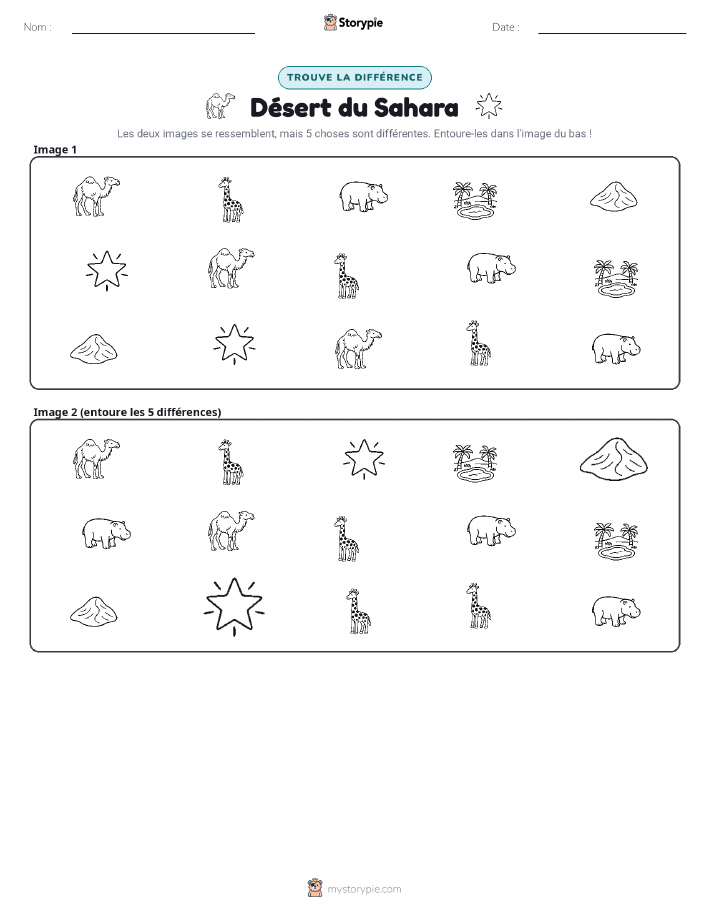 Trouvez les Différences