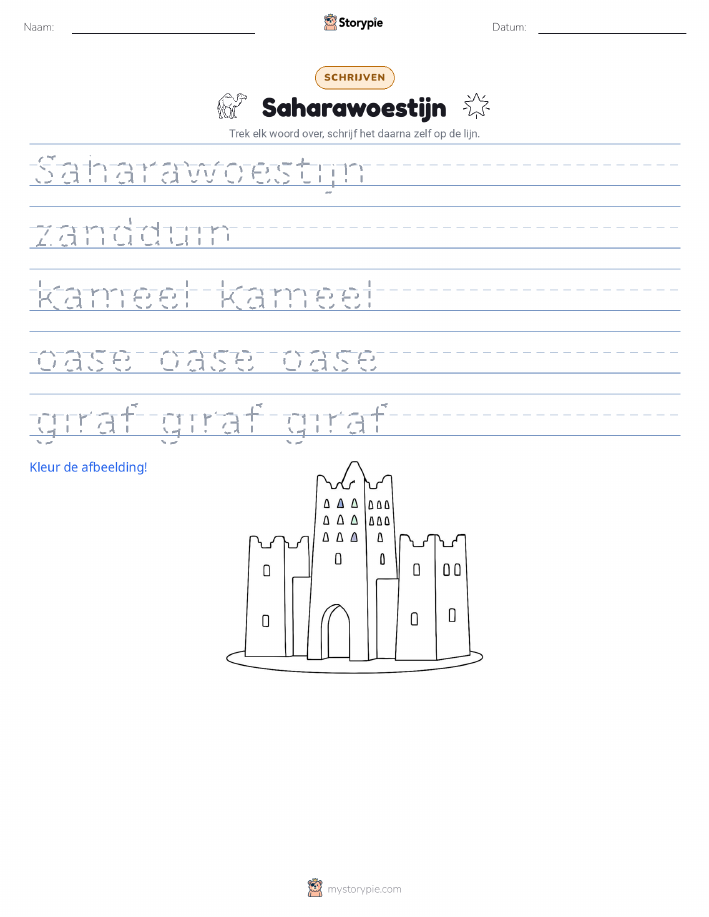 Schrijf Oefening