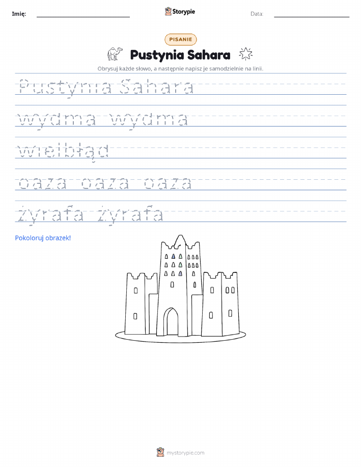 Ćwiczenie Pisania