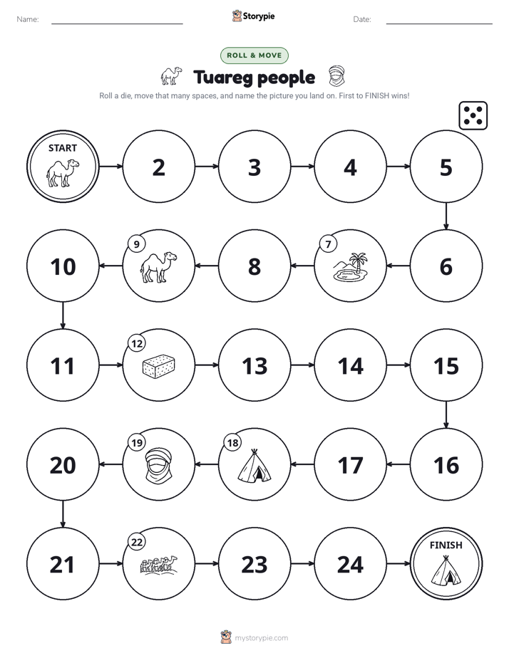 Roll & Move Game