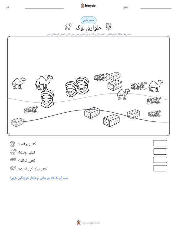گنتی کا منظر