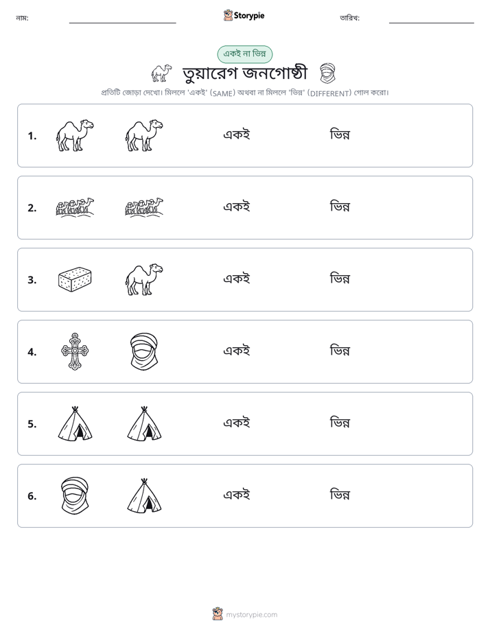 একই বা ভিন্ন
