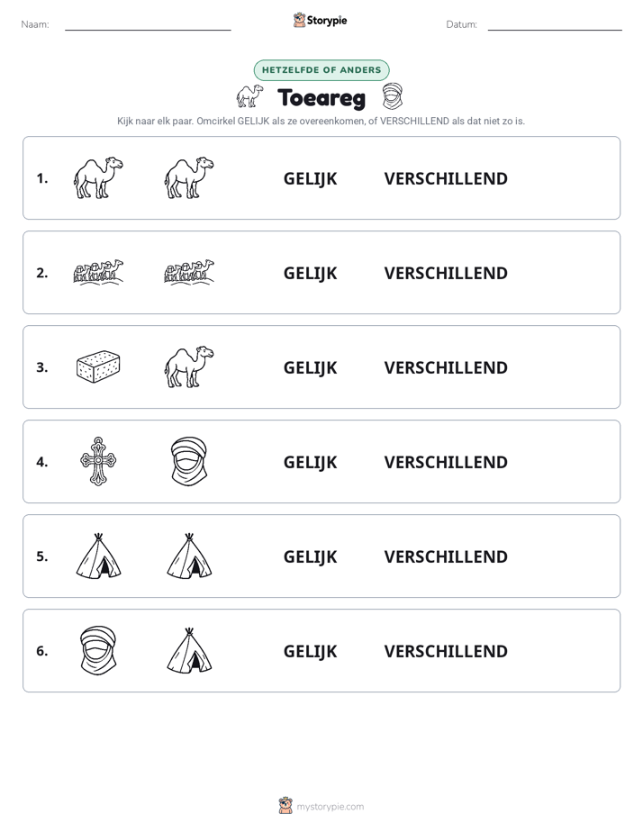 Zelfde of Verschillend
