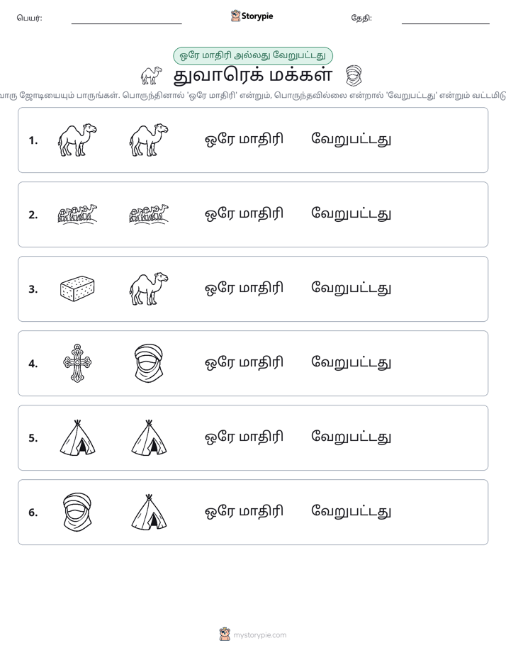 அதே அல்லது மாறுபட்டது