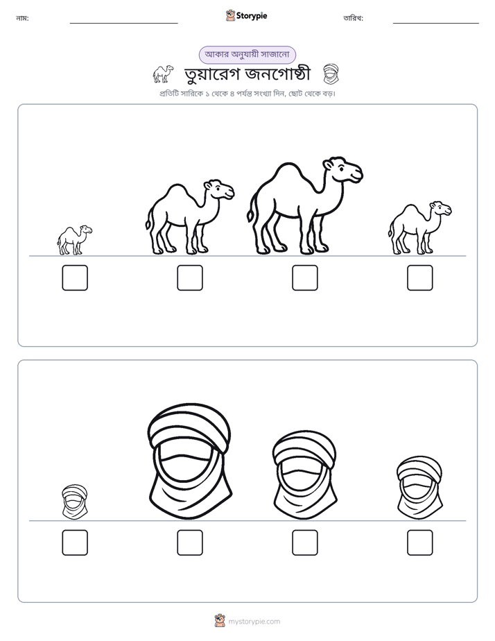 আকারের ক্রম