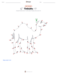 Timbuktu printable worksheet preview