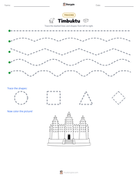 Timbuktu printable worksheet preview