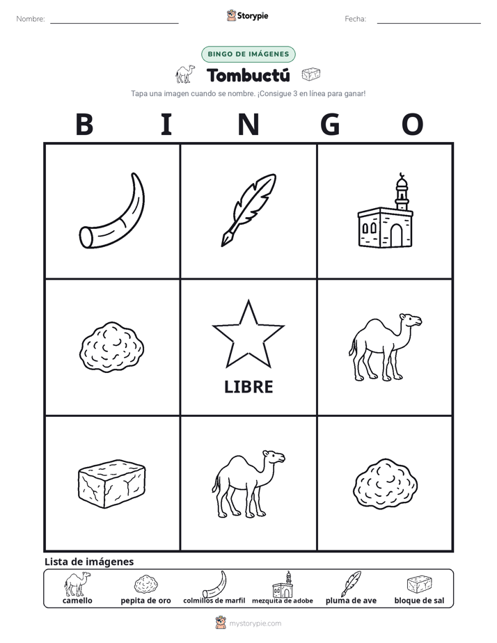 Bingo de Imágenes