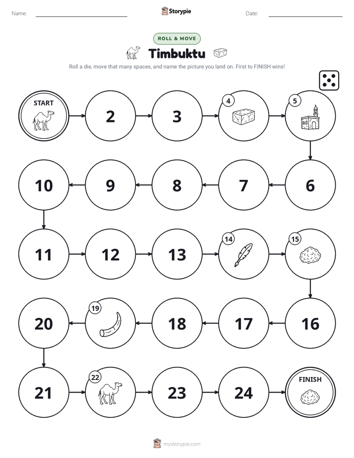 Roll & Move Game