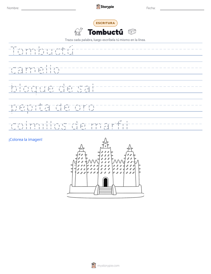 Práctica de Escritura