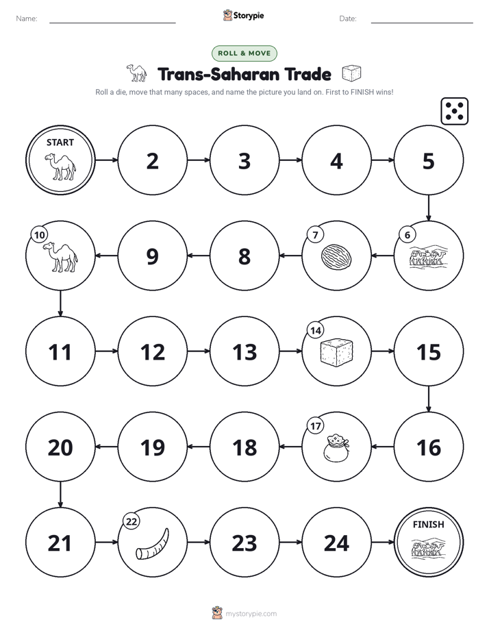 Roll & Move Game