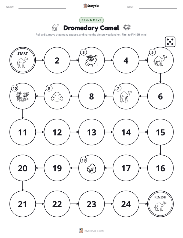 Roll & Move Game
