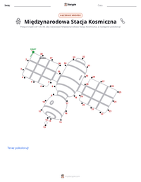 Podgląd drukowalnego arkusza ćwiczeń Międzynarodowa Stacja Kosmiczna