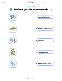 Anteprima della scheda stampabile di Stazione Spaziale Internazionale