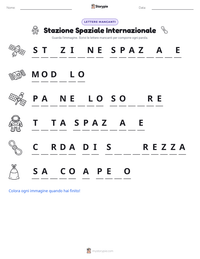 Anteprima della scheda stampabile di Stazione Spaziale Internazionale