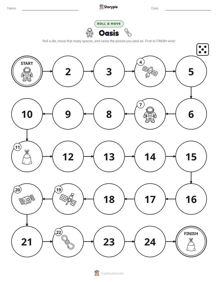 Roll & Move Game