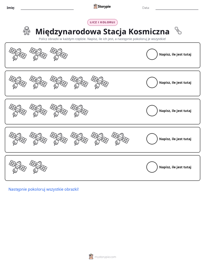 Liczenie i Kolorowanie
