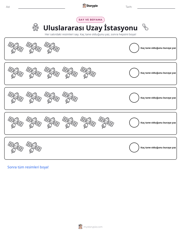 Say & Renklendir