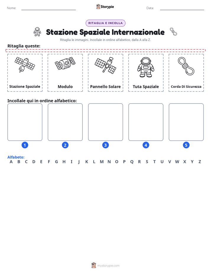 Taglia & Incolla Alfabeto