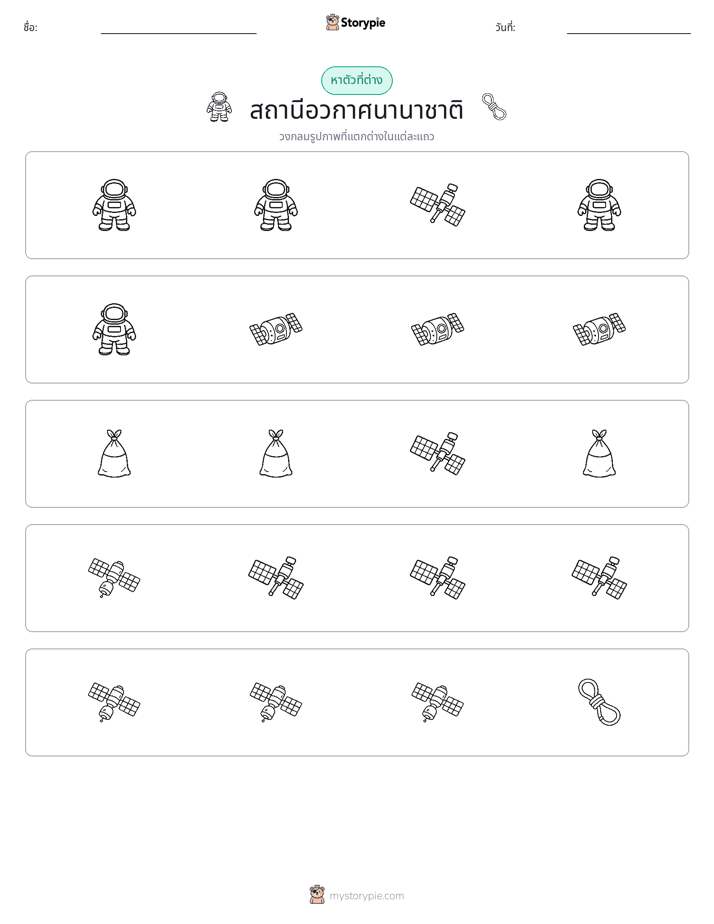 ตัวที่แตกต่าง