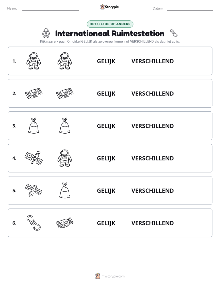 Zelfde of Verschillend