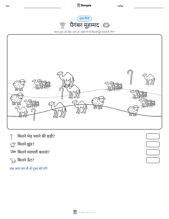 गिनती दृश्य