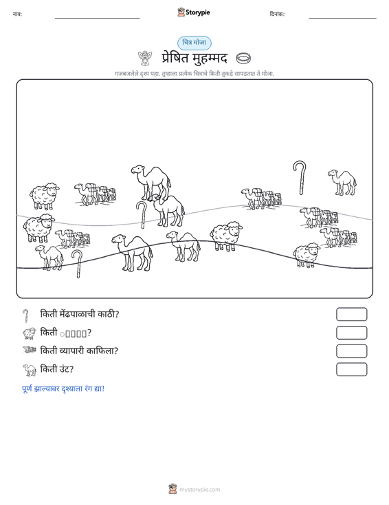 गणना दृश्य