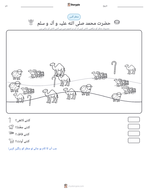گنتی کا منظر
