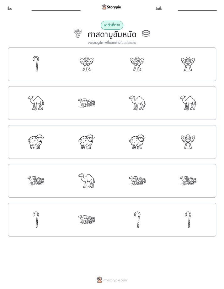 ตัวที่แตกต่าง