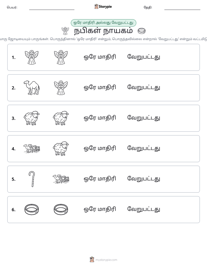 அதே அல்லது மாறுபட்டது