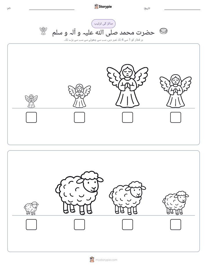 سائز کی ترتیب