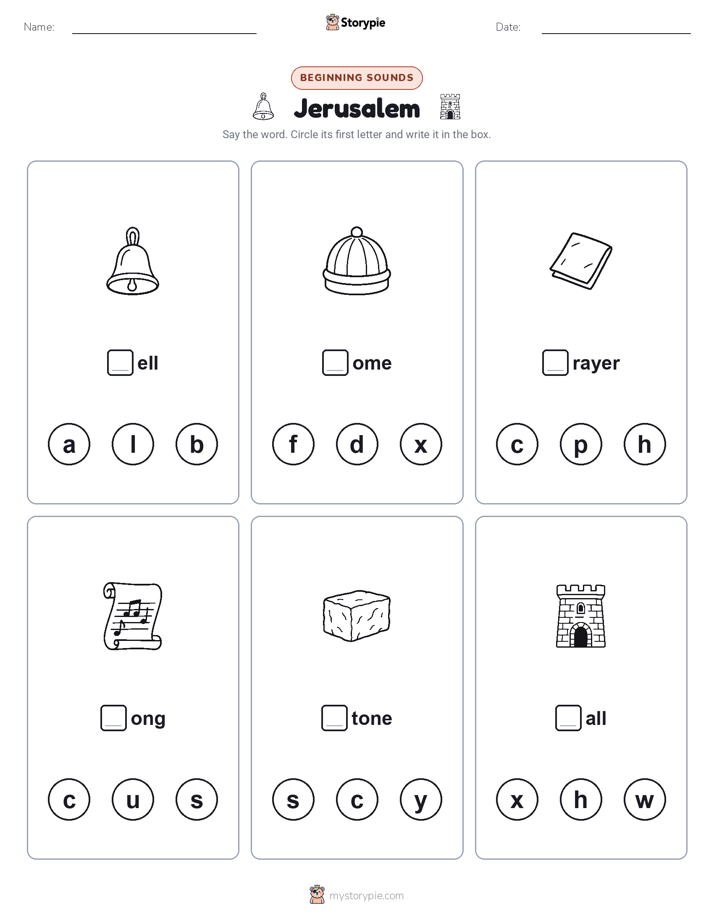 Beginning Sounds