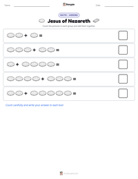 Jesus of Nazareth printable worksheet preview