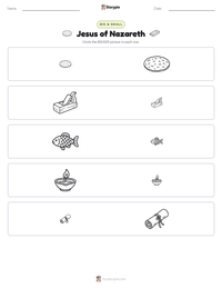 Jesus of Nazareth printable worksheet preview