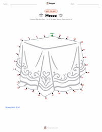Mecca printable worksheet preview