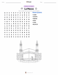 Anteprima della scheda stampabile di La Mecca